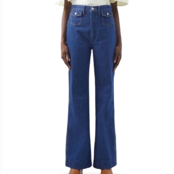 Re/Done 70s Ultra High Rise Stovepipe Jeans - Picture 1 of 8